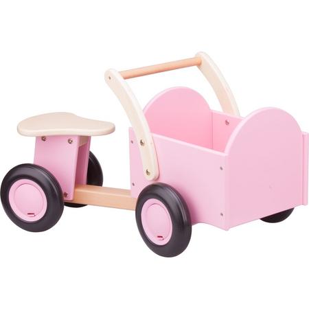 New Classic Toys - Bakfiets - Road Star - Roze - Zadelhoogte is 24 centimeter