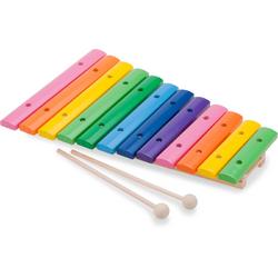 New Classic Toys - Houten Xylofoon - 12 toons - Gekleurd