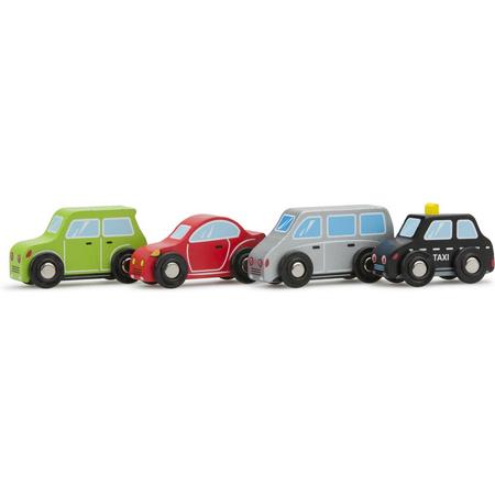 New Classic Toys - Mini Auto Set - 4 stuks