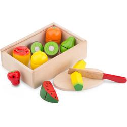 New Classic Toys - Speelgoed Snijset - Fruit - In kistje