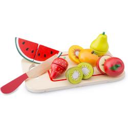   - Speelgoed Snijset - Fruit op Snijplank - 8 stuks