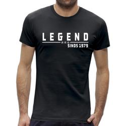 40 jaar verjaardag t-shirt mannen  / kado cadeau tip / heren maat L / Legend 1979