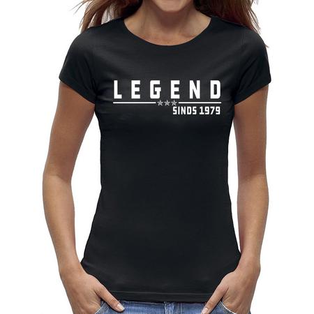 40 jaar verjaardag t-shirt vrouwen / kado cadeau tip / dames maat L / Legend 1979