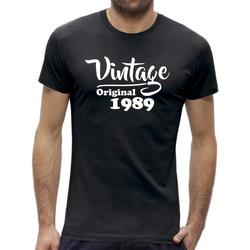 Leeftijd 30 jaar t-shirt - Vintage / kado tip / heren maat XL / origineel verjaardags cadeau