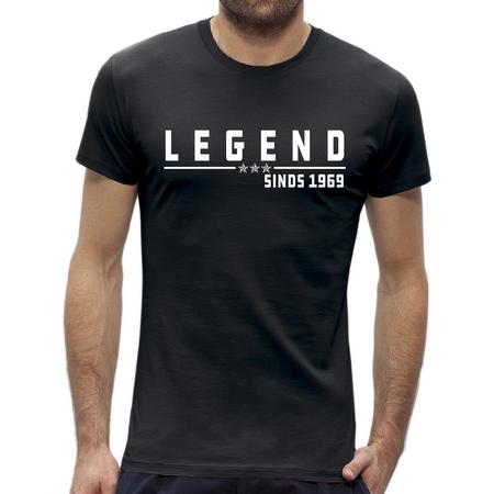 Legend Abraham 50 jaar t-shirt / kado tip / Heren maat L / cadeau
