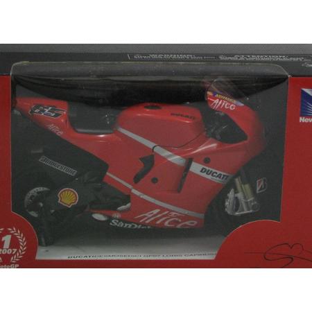 Ducati Desmosedici GP07 Capriossi 1:12 NewRay Rood 43073