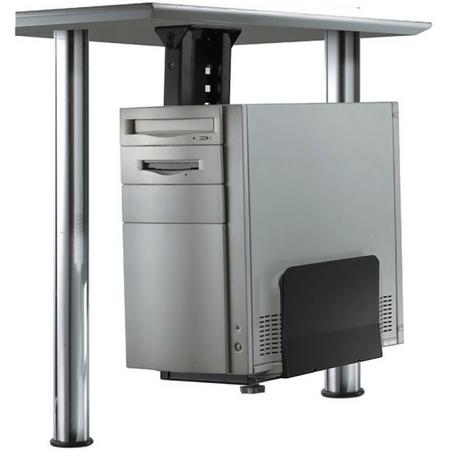 Newstar CPU-D200BLACK Desk-mounted CPU holder Zwart CPU-houder