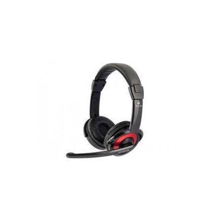 NGS - Stereo Headset USB - Zwart/Rood