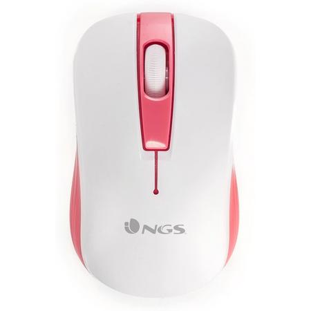 NGS Evo Pink - Draadloze muis - 800DPI