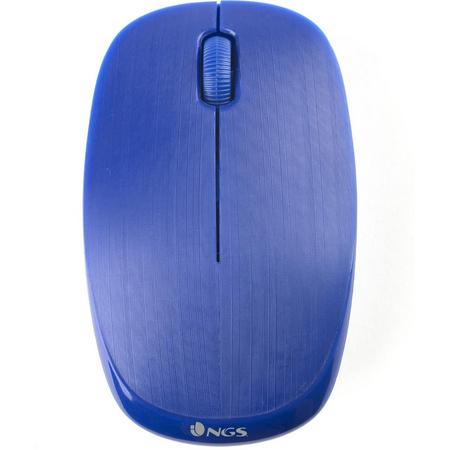 NGS Fog- draadloze muis - blauw - 1000dpi