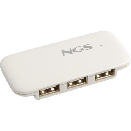 NGS iHub4 HUB 4 USB-poorten 2.0 met voeding