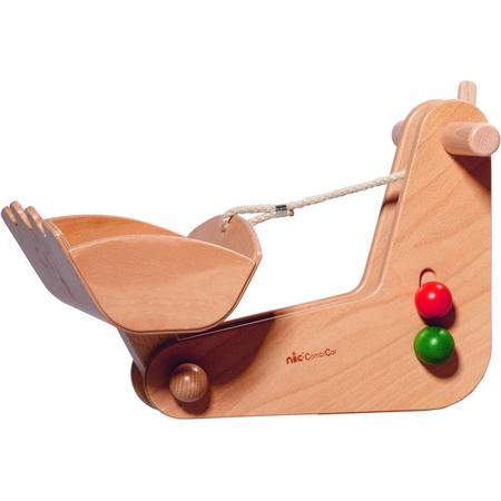 nic houten speelgoed CombiCar - Bagger