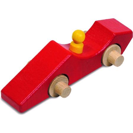 nic houten speelgoed MB Sprinter rot