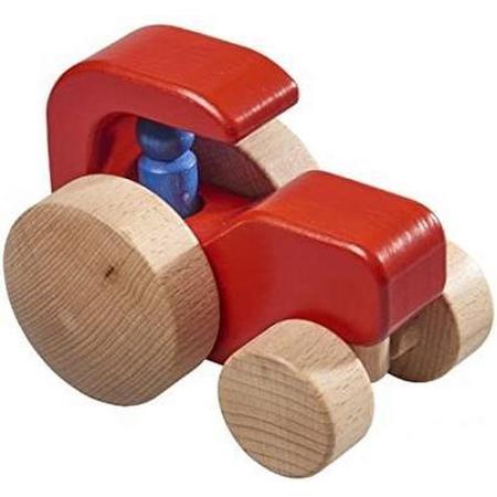 nic houten speelgoed Schlepper rot