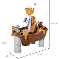 Piraten - Zandbak - Zandbak tafel - Zandbak speelgoed - Zand - Watertafel - Zandtafel