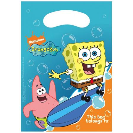 Feestzakjes Spongebob 6 stuks