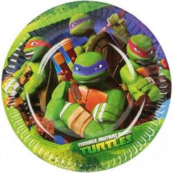 Nickelodeon Kartonnen Feestborden Ninja Turtles 18 Cm 8 Stuks