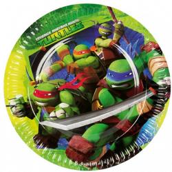 Nickelodeon Kartonnen Feestborden Ninja Turtles 23 Cm 8 Stuks