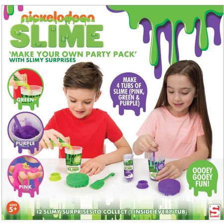 Nickelodeon Slime Create Your Own Party Pack - Slijm