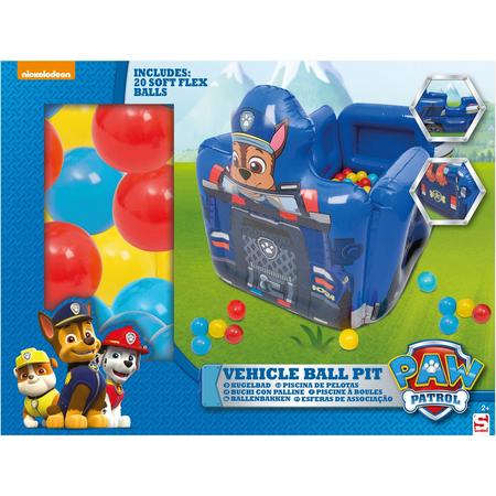 Paw Patrol Chase Vehicle Ball Pit with 20 Balls