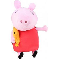 knuffel Peppa Pig pluche rood 25 cm