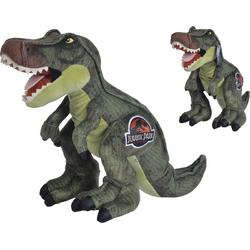 Nicotoy Knuffel Jurassic T-rex 25 Cm Pluche/polyester Groen