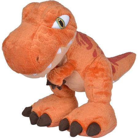Nicotoy Knuffel Jurassic World T-rex 46 Cm Pluche Oranje