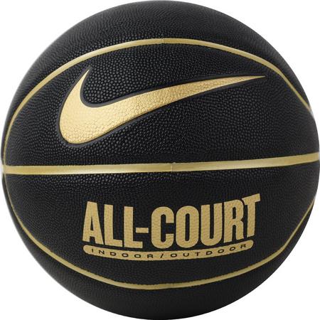 Nike Everyday All Court 8P Ball N1004369-070, Unisex, Zwart, basketbal, maat: 7