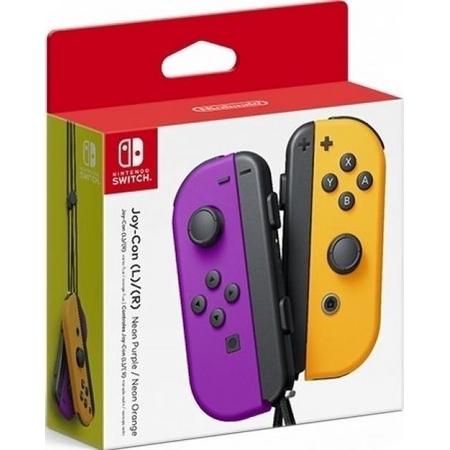 Nintendo Switch Joy-Con Controller Pair (Neon Purple / Neon Orange)