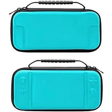 Nintendo Switch Lite beschermhoes case licht blauw accessoires hoes hard