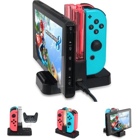 Nintendo Switch Oplaadstation - Quad Charger