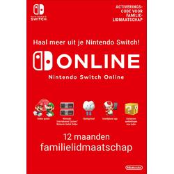 12 Maanden Online Familie Lidmaadschap - Nintendo Switch