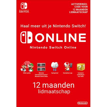 12 maanden Online Lidmaatschap - Nintendo Switch