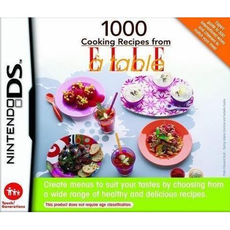 1000 Cooking Recipes from ELLE A TABLE /NDS