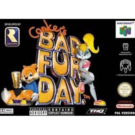 Conker`s Bad Fur Day - Nintendo 64 [N64] Game PAL