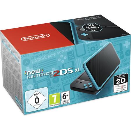 New Nintendo 2DS XL Console - Zwart/Turquoise