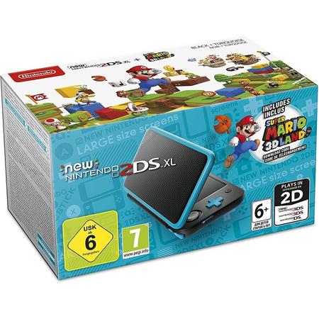 New Nintendo 2DS XL Super Mario 3D Land Console - Zwart/Turquoise