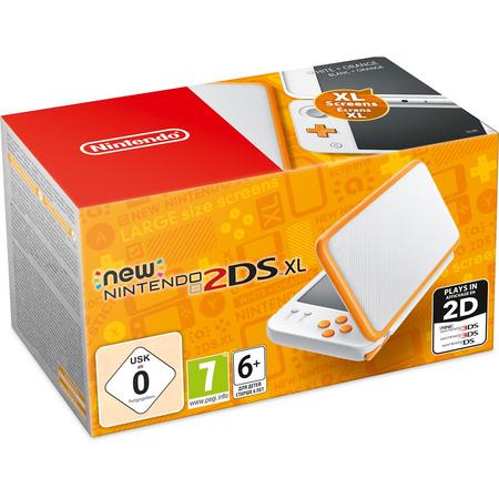 New Nintendo 2DS XL console - Wit/Oranje