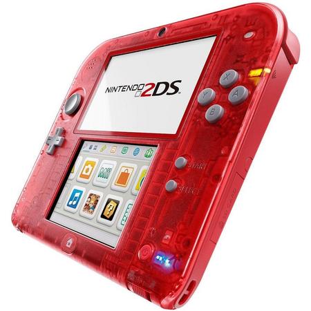 Nintendo 2DS Handheld Console - Transparant Rood