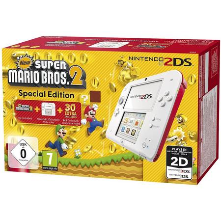Nintendo 2DS New Super Mario Bros. 2 Console - Limited Edition - Wit/Rood