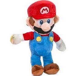   Knuffel Super Mario: Mario 26 Cm Pluche Rood/blauw