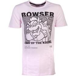   Super Mario Heren Tshirt -2XL- Festival Bowser Roze