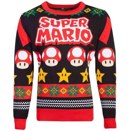 Nintendo Super Mario Kersttrui -XL- Christmas Multicolours