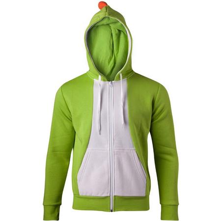Super Mario - Yoshi Novelty cosplay dames hoodie vest met capuchon groen - S