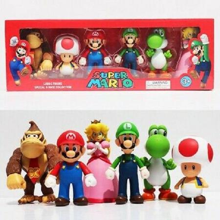 Super Mario 6 figuren pak  5 inch (12,7cm )