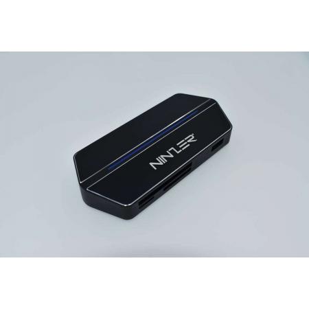 Ninzer 8-in-1 USB C, Type C Dock met VGA, HDMI, Micro SD, SD, Compact Flash, 3,5 mm audio, USB 3.0, USB-C poorten