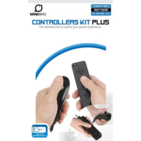 MiniBird WiiU CONTROLLERS KIT PLUS Zwart
