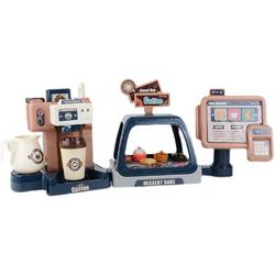 Nixnix - Kinder speelgoed - Koffie bar - Koffiewinkeltje - 41 delig - Coffee machine - Barista
