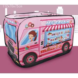 Nixnix - Speeltent Ijswagen icecreme auto - Kindertent - Speelhuis - Speelgoed - Pop-up