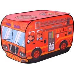 Nixnix - Speeltent brandweer auto - Kindertent - Speelhuis - Speelgoed - Pop-up